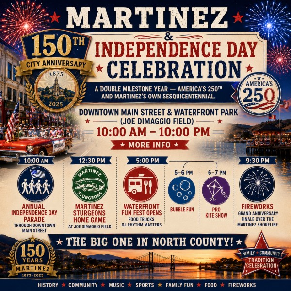 Martinez 150th Anniversary and Independence Day Celebration