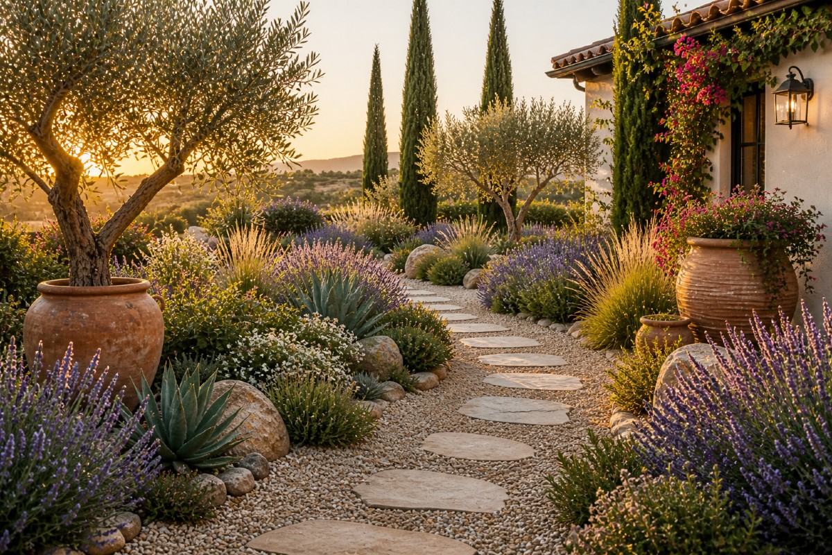 Mediterranean Native landscape style