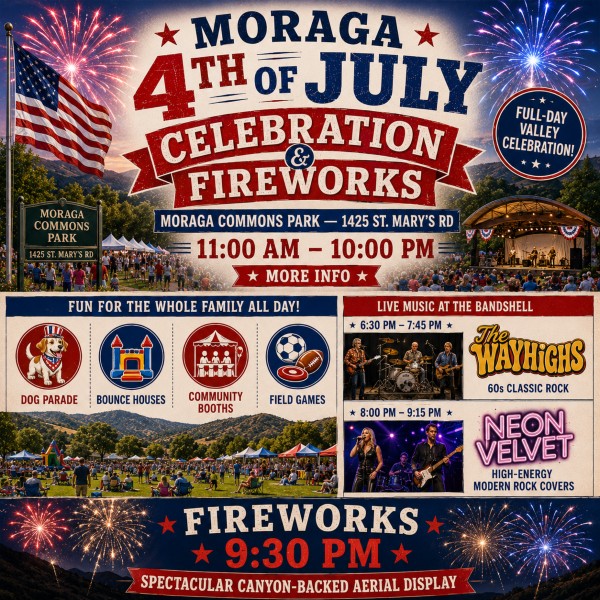 Moraga 4th of July Celebration and Fireworks